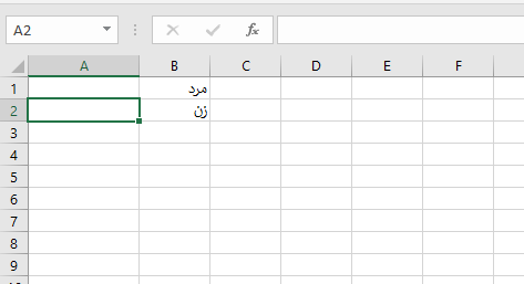 استفاده از ابزار Data Validation در اکسل